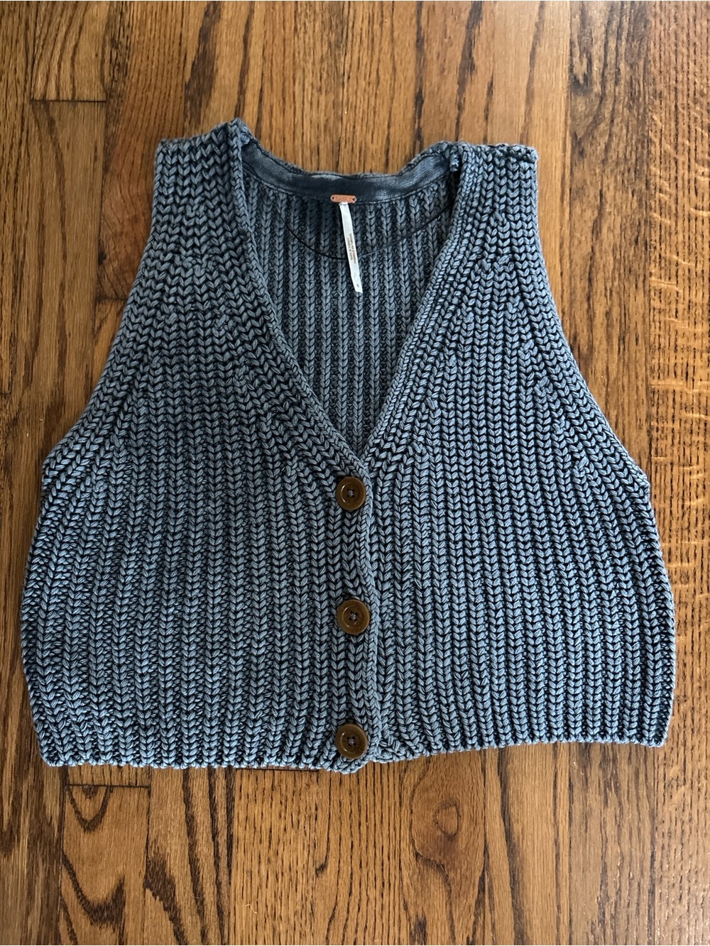 Free People Knit Button-Front Women’s Vest
